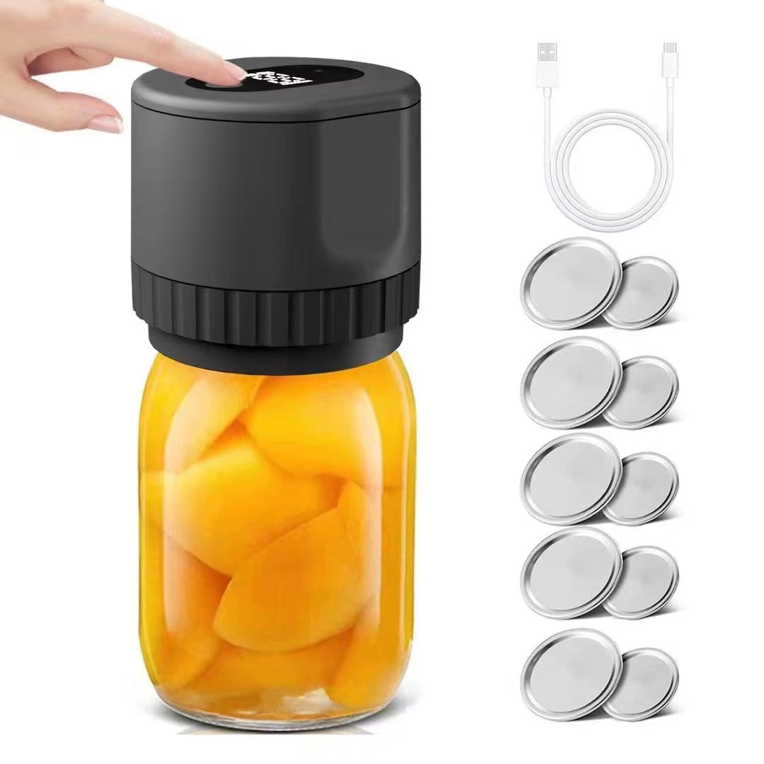 Jar vacuum sealer