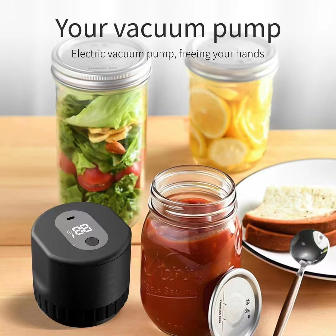 Jar vacuum sealer